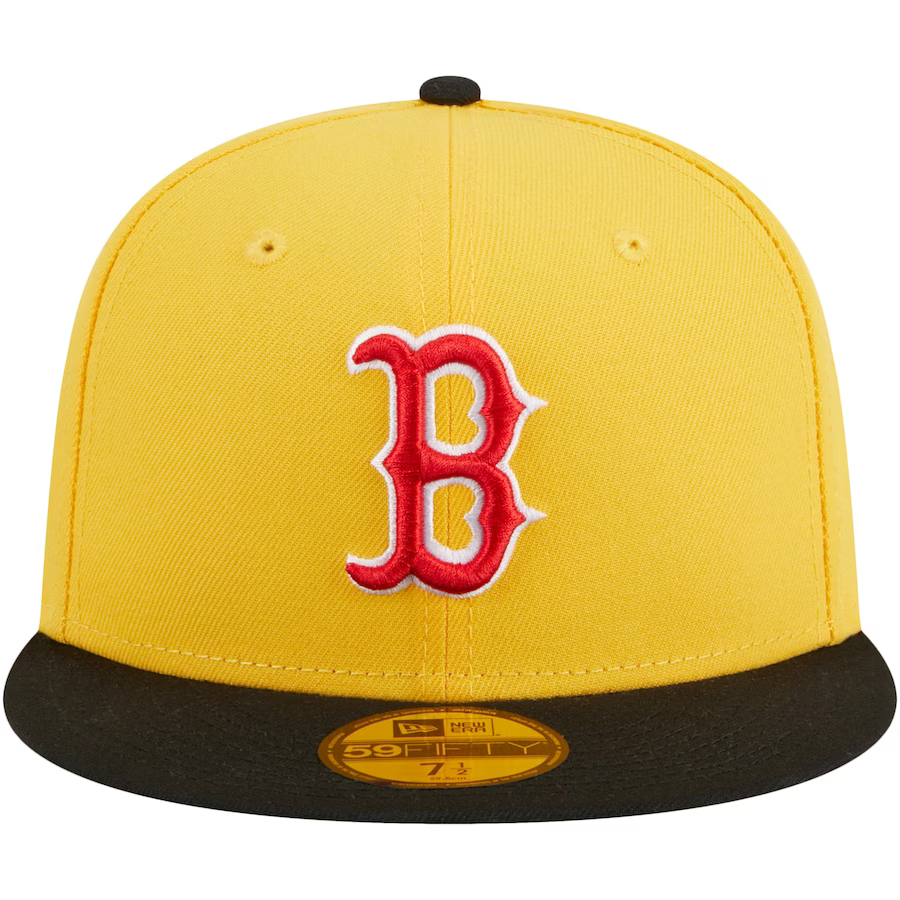 New Era Boston Red Sox Yellow/Black Grilled 2023 59FIFTY Fitted Hat