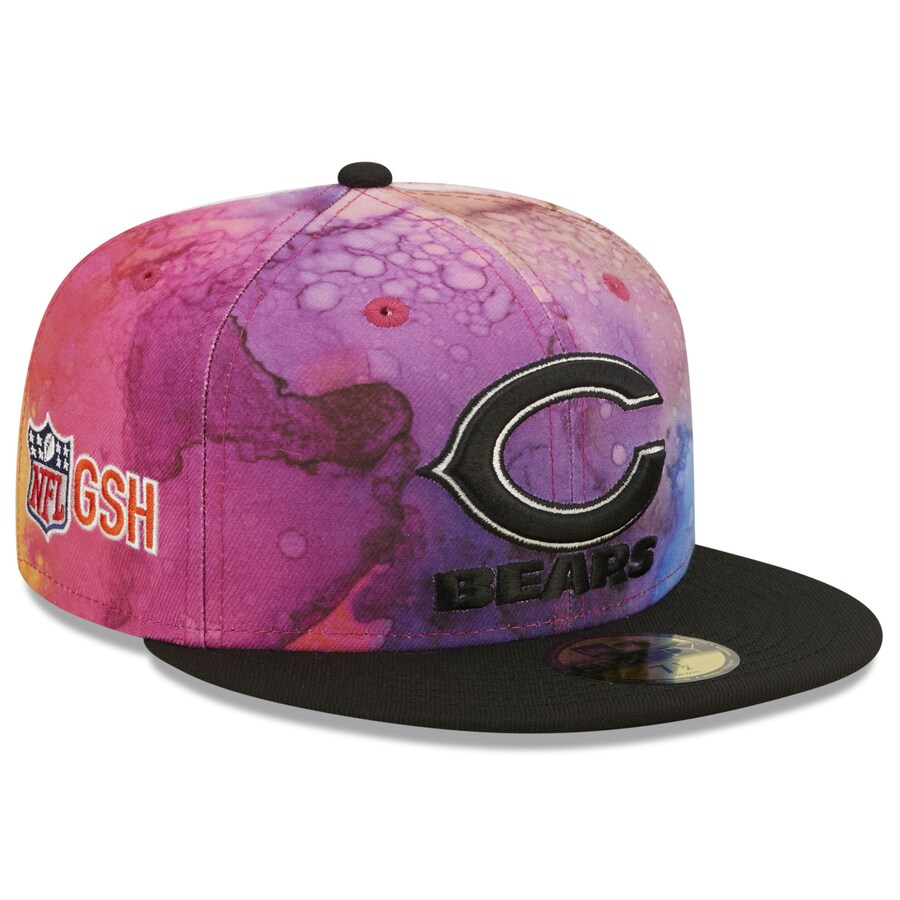 New Era Chicago Bears NFL Crucial Catch 2022 Ink Dye 59FIFTY Fitted Hat