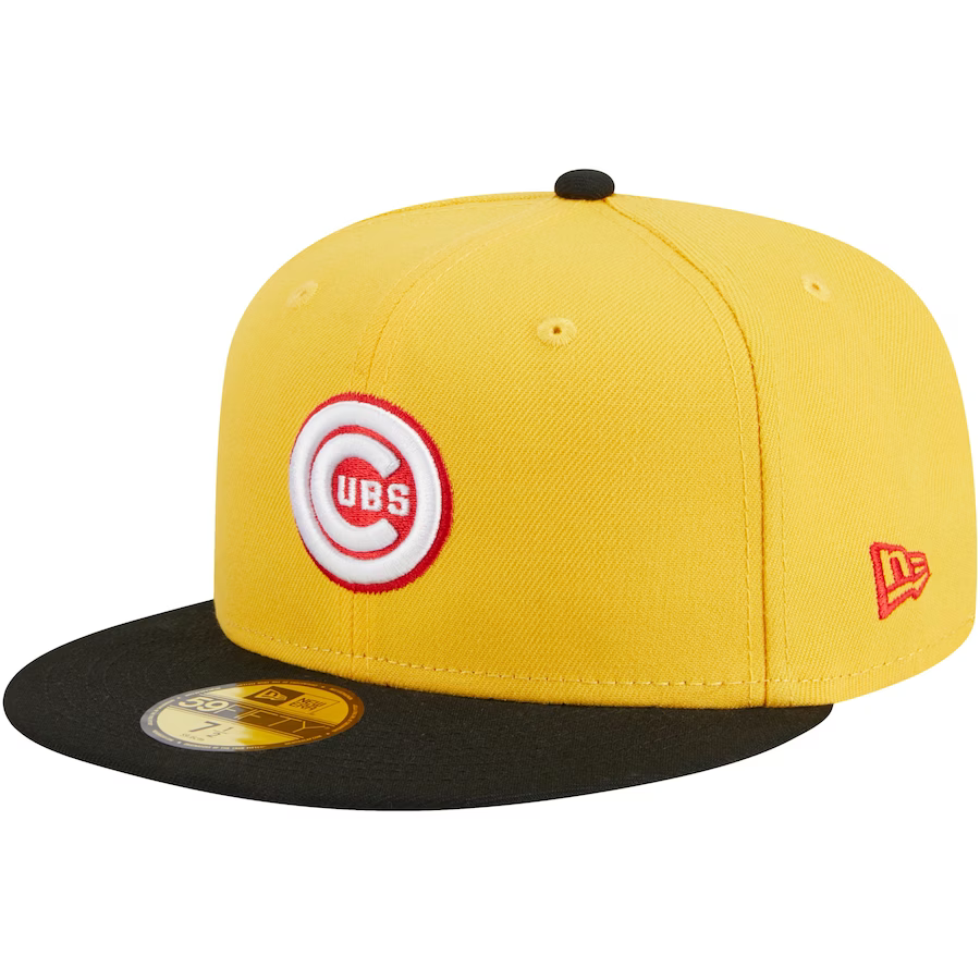 New Era Chicago Cubs Yellow/Black Grilled 2023 59FIFTY Fitted Hat