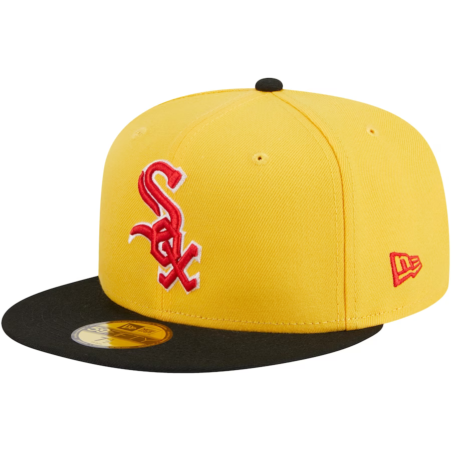 New Era Chicago White Sox Yellow/Black Grilled 2023 59FIFTY Fitted Hat