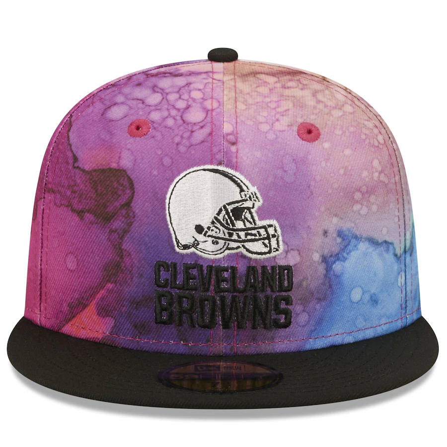 New Era Cleveland Browns NFL Crucial Catch 2022 Ink Dye 59FIFTY Fitted Hat