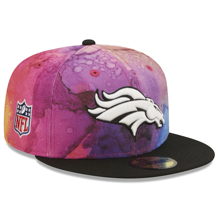 New Era Denver Broncos NFL Crucial Catch 2022 Ink Dye 59FIFTY Fitted Hat