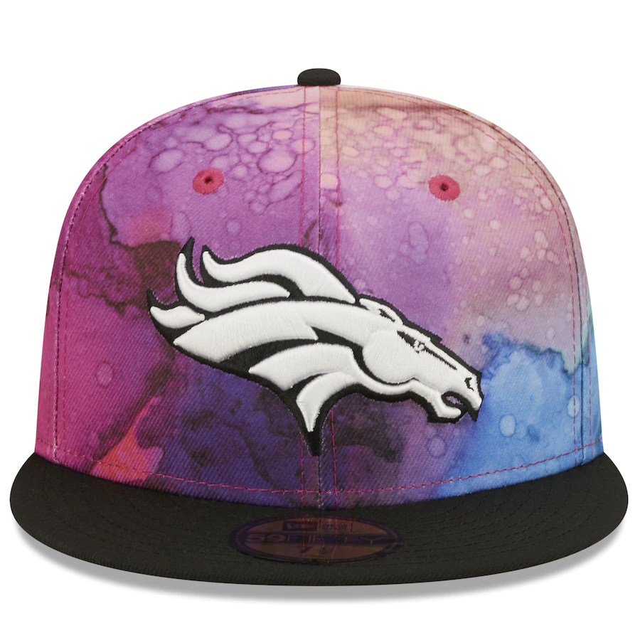 New Era Denver Broncos NFL Crucial Catch 2022 Ink Dye 59FIFTY Fitted Hat