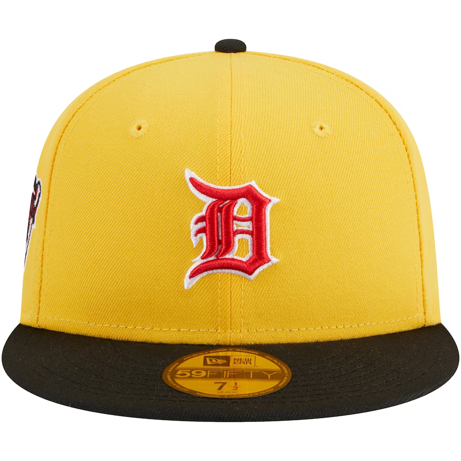 New Era Detroit Tigers Yellow/Black Grilled 2023 59FIFTY Fitted Hat