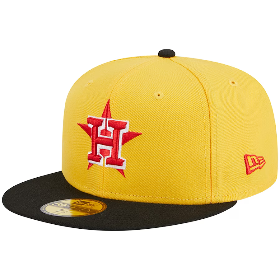 New Era Houston Astros Yellow/Black Grilled 2023 59FIFTY Fitted Hat