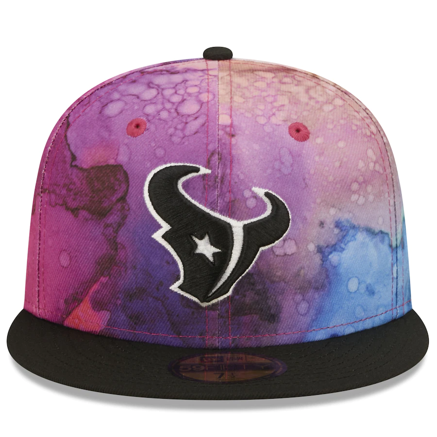 Texans Rivals Hats New Era Houston Texans NFL Crucial Catch 2022 Ink Dye 59FIFTY Fitted Hat