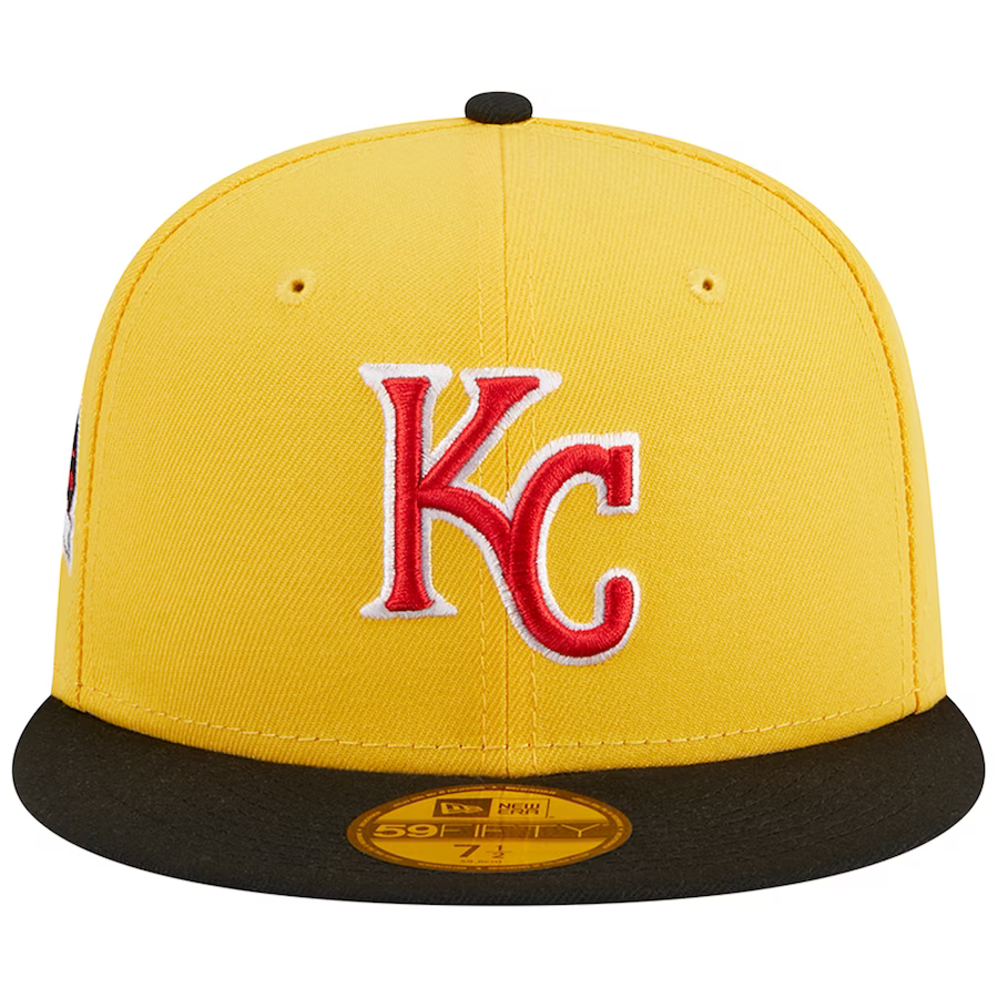 New Era Kansas City Royals Yellow/Black Grilled 2023 59FIFTY Fitted Hat