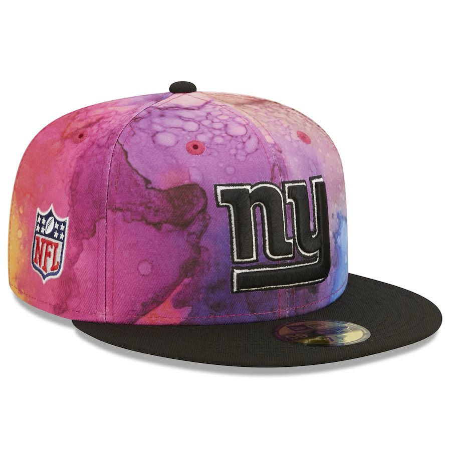 New Era New York Giants NFL Crucial Catch 2022 Ink Dye 59FIFTY Fitted Hat