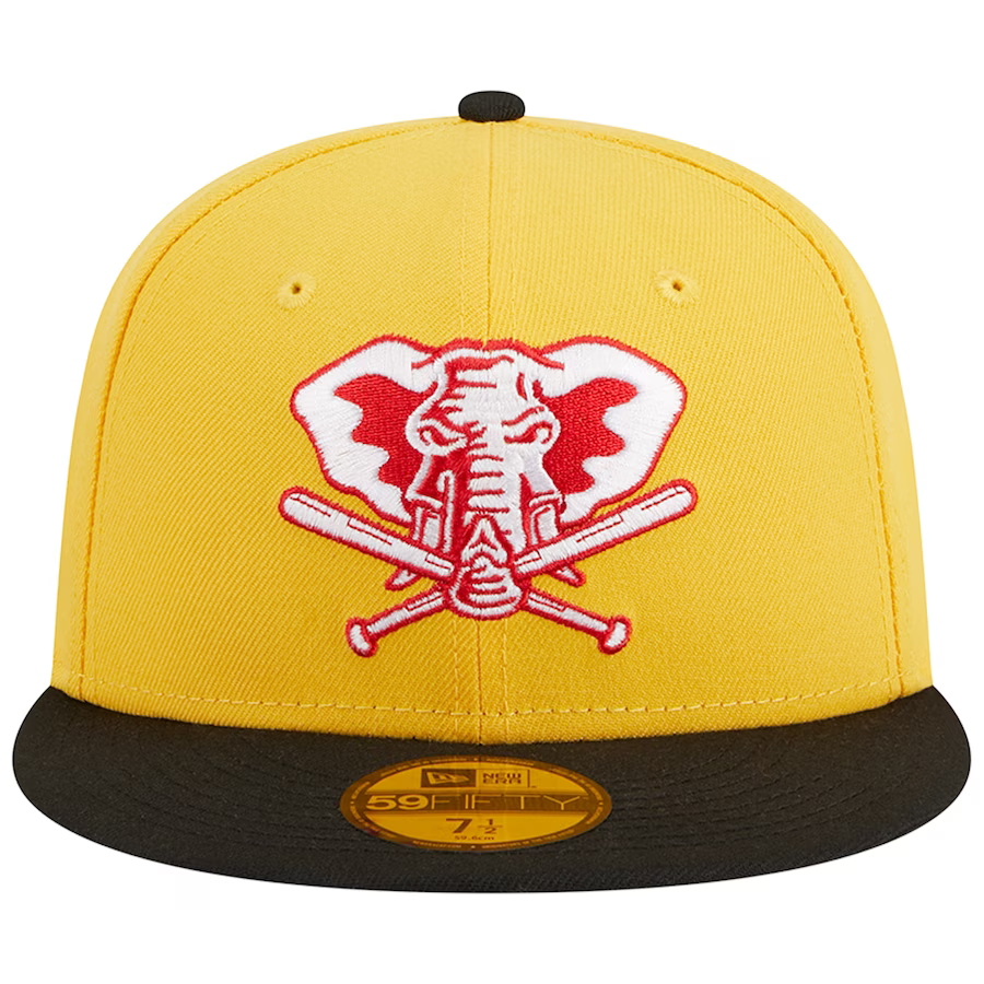 New Era Oakland Athletics Yellow/Black Grilled 2023 59FIFTY Fitted Hat