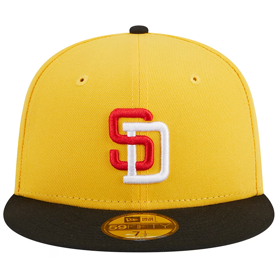 New Era San Diego Padres Yellow/Black Grilled 2023 59FIFTY Fitted Hat