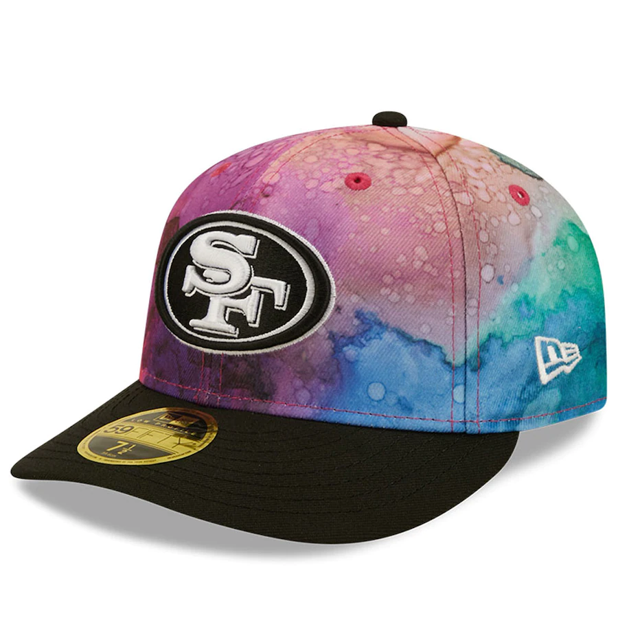 New Era San Francisco 49ers NFL Crucial Catch Ink Dye 2022 Low Profile 59FIFTY Fitted Hat