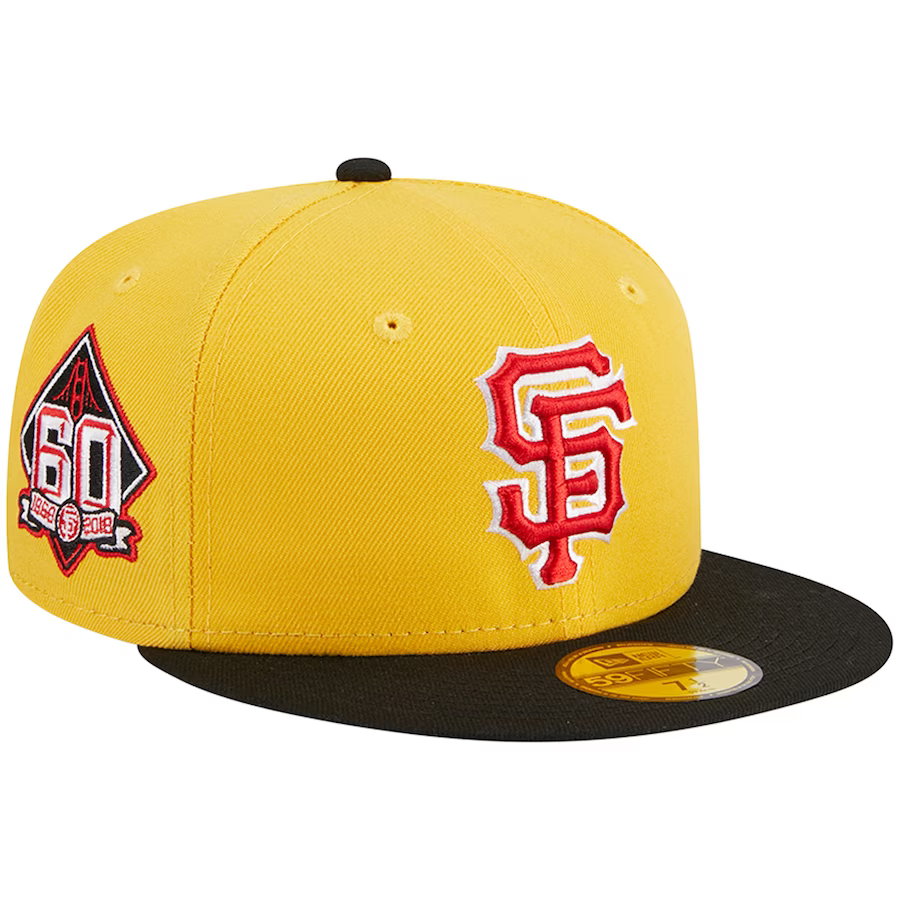 New Era San Francisco Giants Yellow/Black Grilled 2023 59FIFTY Fitted Hat
