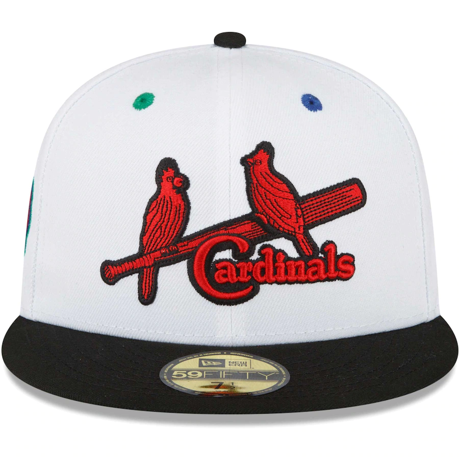 New Era St. Louis Cardinals White/Black 1934 World Series Primary Eye 59FIFTY Fitted Hat