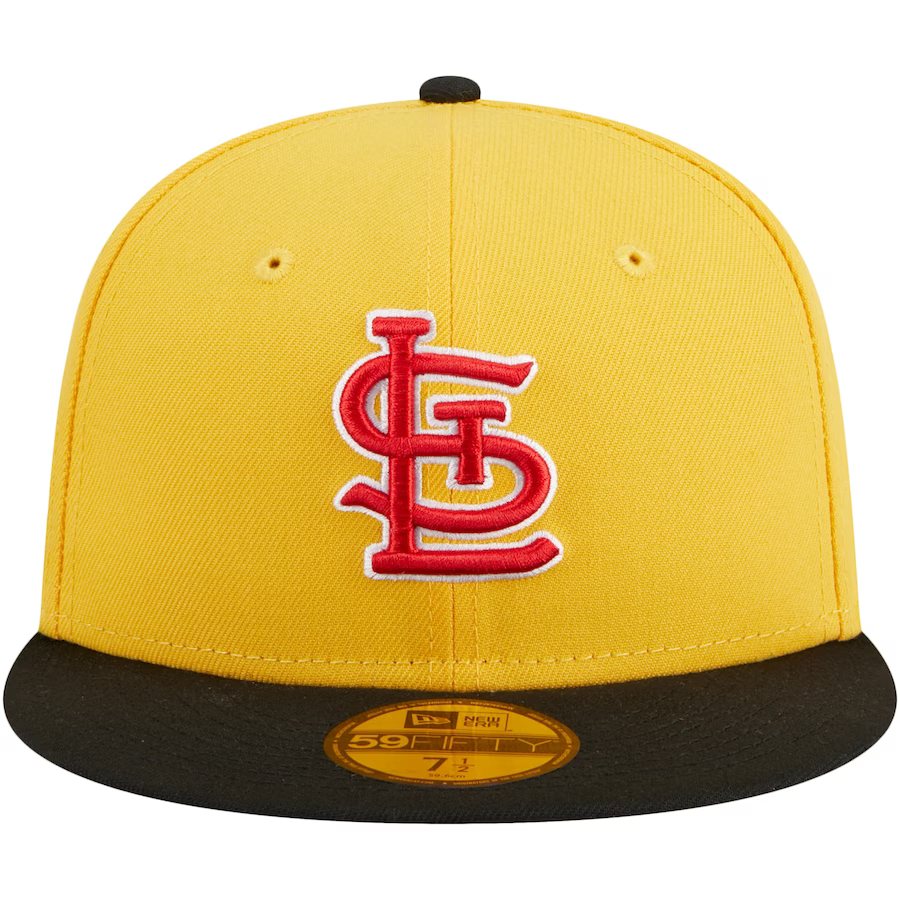 New Era St. Louis Cardinals Yellow/Black Grilled 2023 59FIFTY Fitted Hat