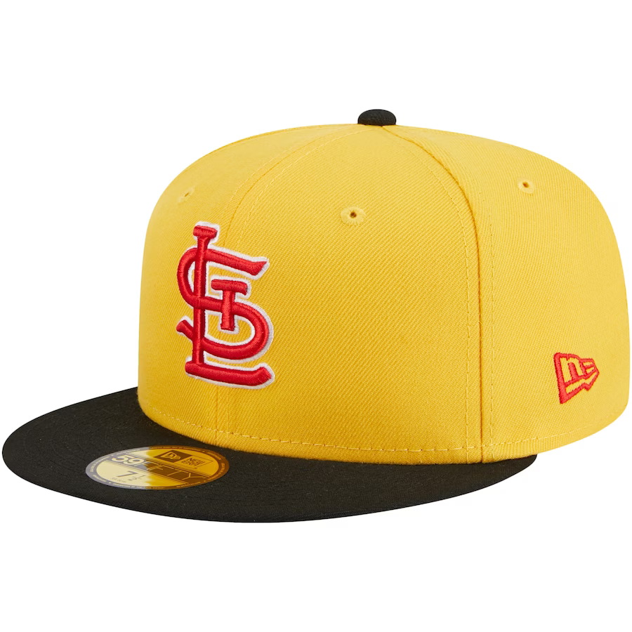 New Era St. Louis Cardinals Yellow/Black Grilled 2023 59FIFTY Fitted Hat