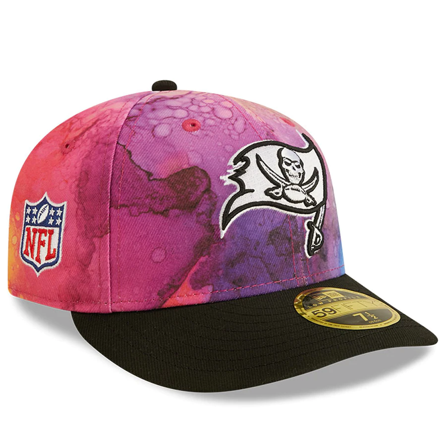 New Era Tampa Bay Buccaneers NFL Crucial Catch Ink Dye 2022 Low Profile 59FIFTY Fitted Hat