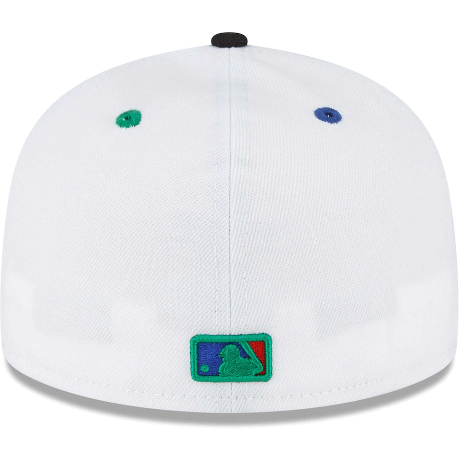 New Era Tampa Bay Rays White/Black 1998 Inaugural Season Primary Eye 59FIFTY Fitted Hat