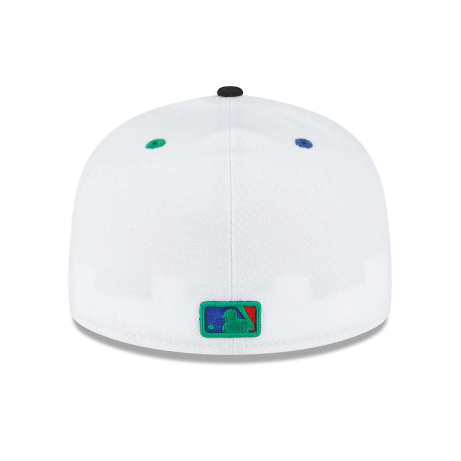 New Era Minnesota Twins White/Black Final Season at HHH Metrodome Primary Eye 59FIFTY Fitted Hat