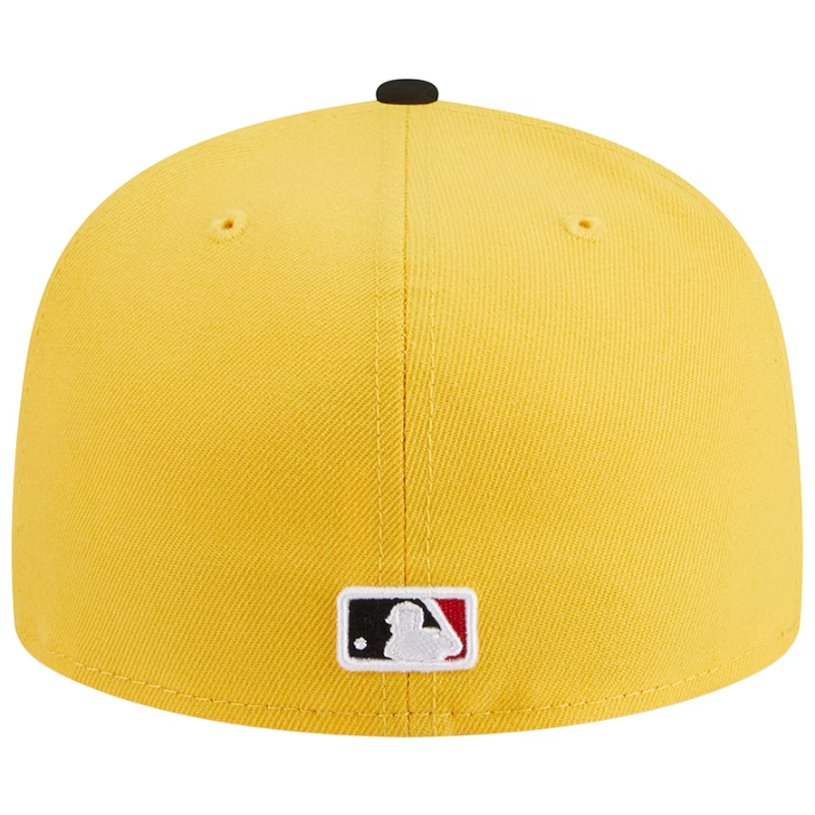 New Era Texas Rangers Yellow/Black Grilled 2023 59FIFTY Fitted Hat