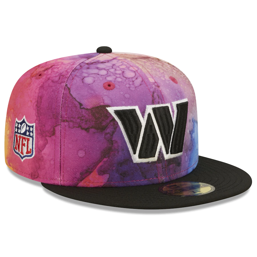 New Era Washington Commanders NFL Crucial Catch 2022 Ink Dye 59FIFTY Fitted Hat