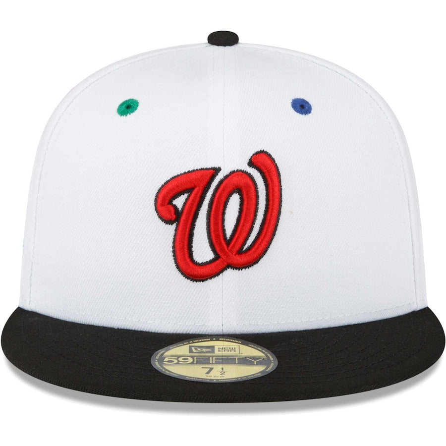 New Era Washington Nationals White/Black 2018 MLB All-Star Game Primary Eye 59FIFTY Fitted Hat