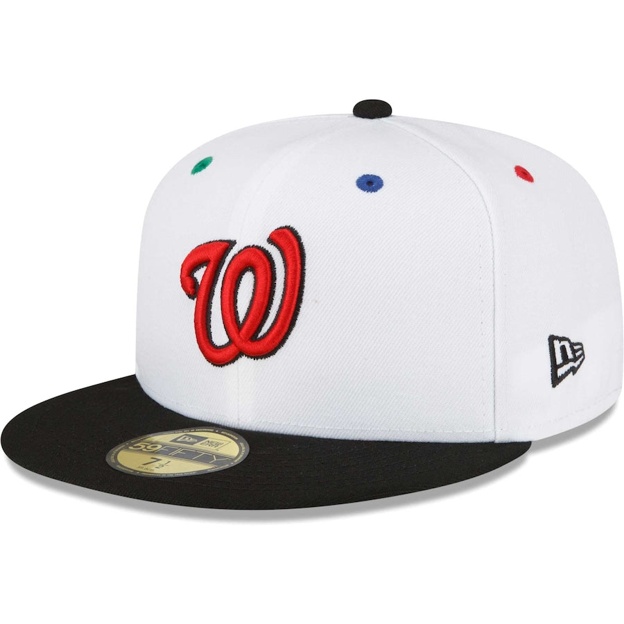 New Era Washington Nationals White/Black 2018 MLB All-Star Game Primary Eye 59FIFTY Fitted Hat