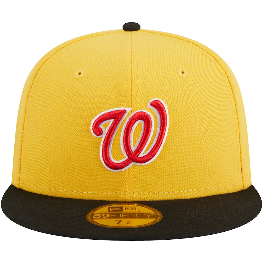New Era Washington Nationals Yellow/Black Grilled 2023 59FIFTY Fitted Hat