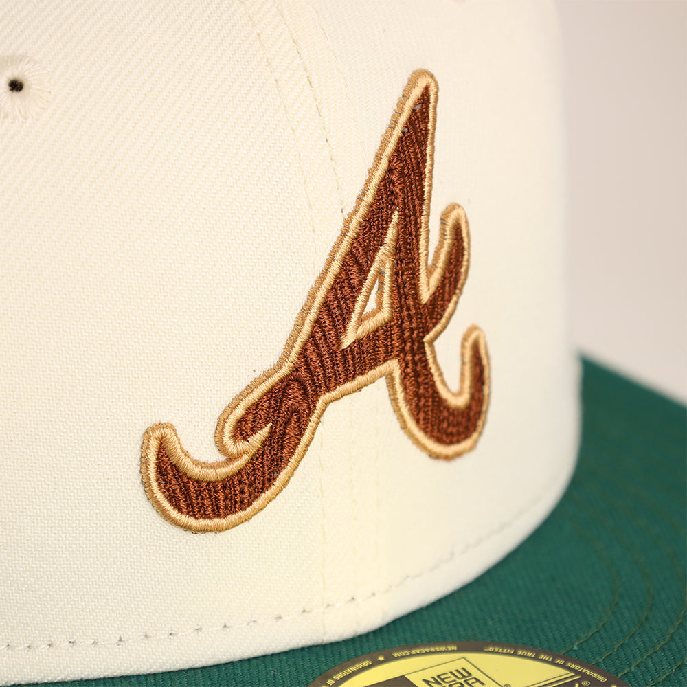 New Era Atlanta Braves Chrome/Green 30th Anniversary 2023 59FIFTY Fitted Hat
