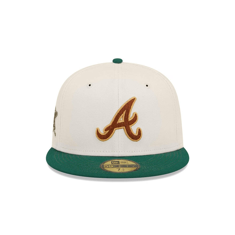 New Era Atlanta Braves Chrome/Green 30th Anniversary 2023 59FIFTY Fitted Hat