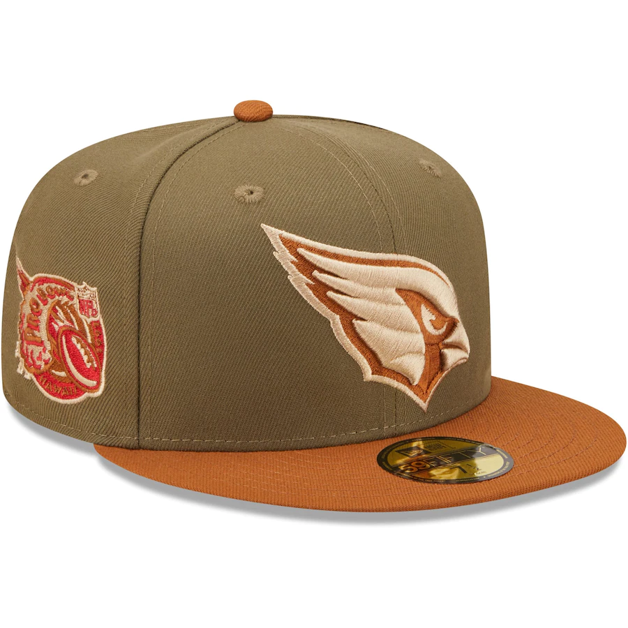 New Era Arizona Cardinals 1997 Pro Bowl Olive/Brown Toasted Peanut 59FIFTY Fitted Hat