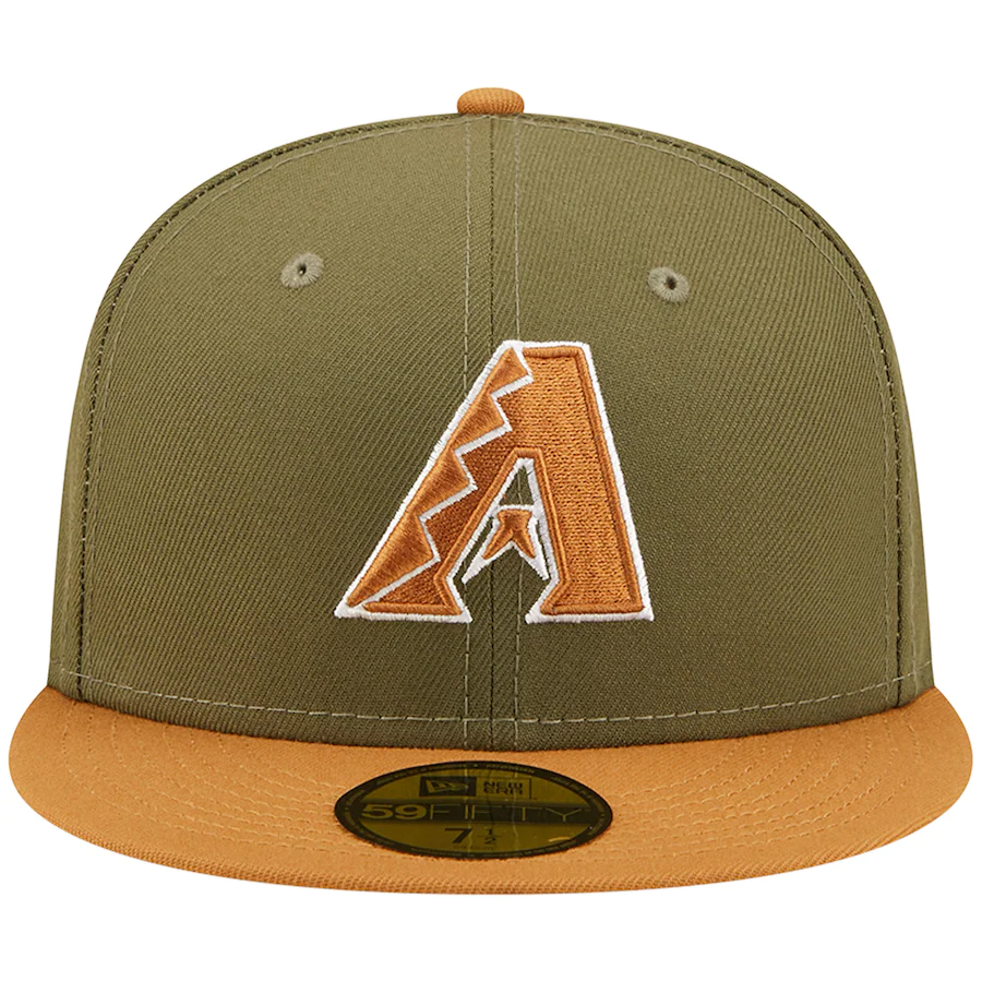 New Era Arizona Diamondbacks Olive/Brown Two-Tone Color Pack 59FIFTY Fitted Hat