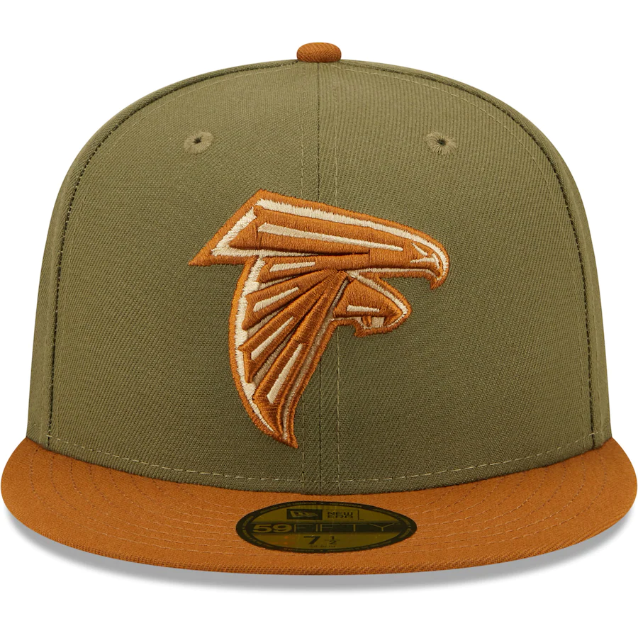 New Era Atlanta Falcons 2002 Pro Bowl Olive/Brown Toasted Peanut 59FIFTY Fitted Hat