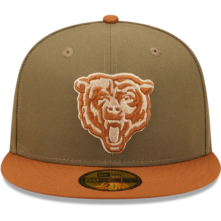 New Era Chicago Bears 1985 Super Bowl Olive/Brown Toasted Peanut 59FIFTY Fitted Hat