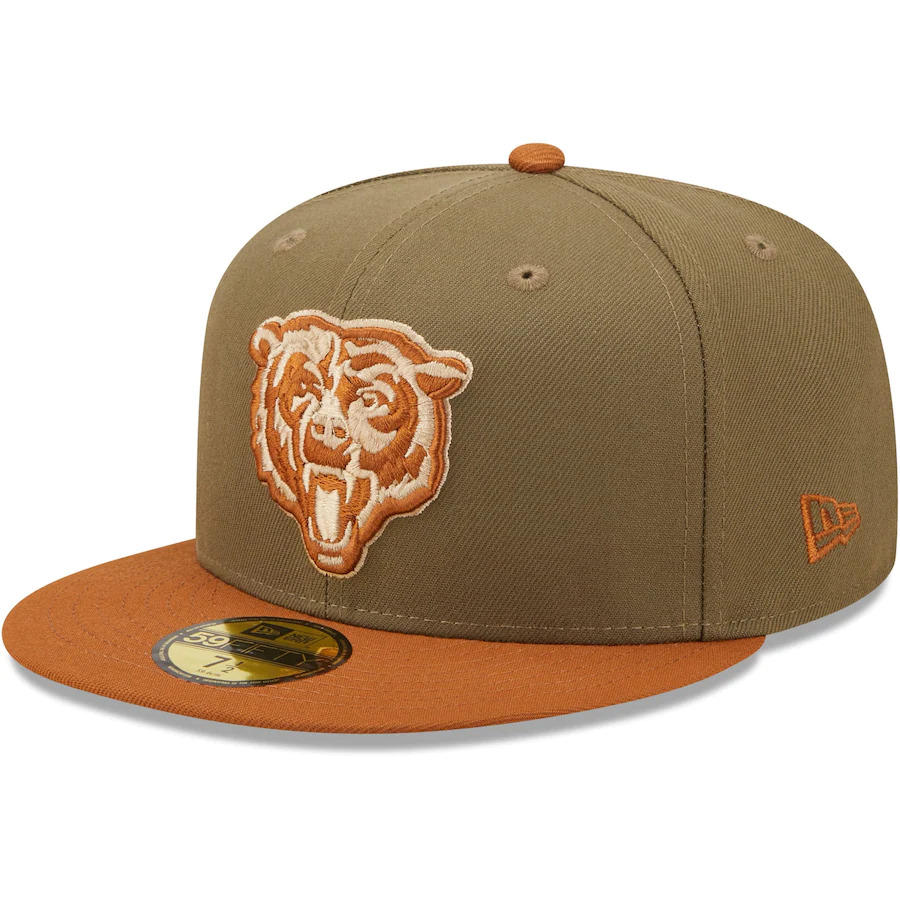 New Era Chicago Bears 1985 Super Bowl Olive/Brown Toasted Peanut 59FIFTY Fitted Hat