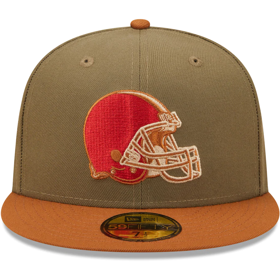 New Era Cleveland Browns 1991 Pro Bowl Olive/Brown Toasted Peanut 59FIFTY Fitted Hat