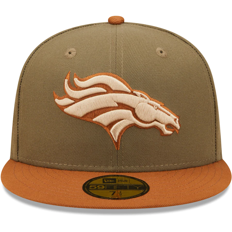 New Era Denver Broncos 2004 Pro Bowl Olive/Brown Toasted Peanut 59FIFTY Fitted Hat