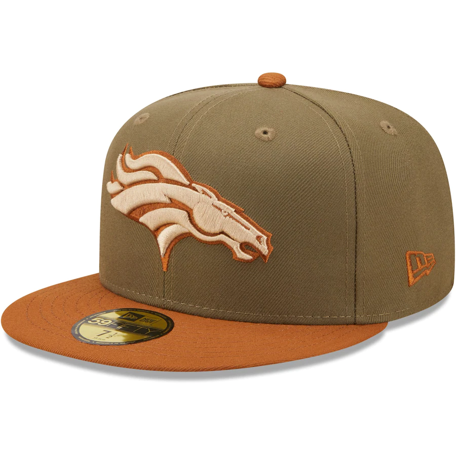 New Era Denver Broncos 2004 Pro Bowl Olive/Brown Toasted Peanut 59FIFTY Fitted Hat