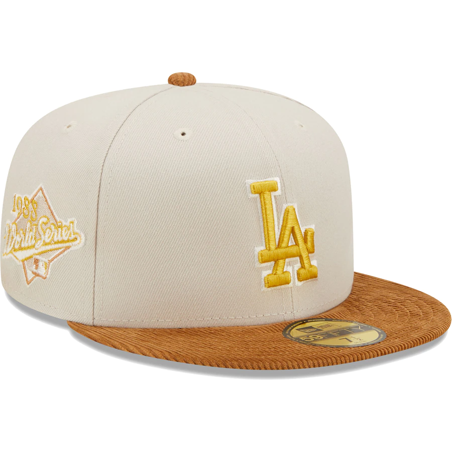 Cream Dodgers Hat