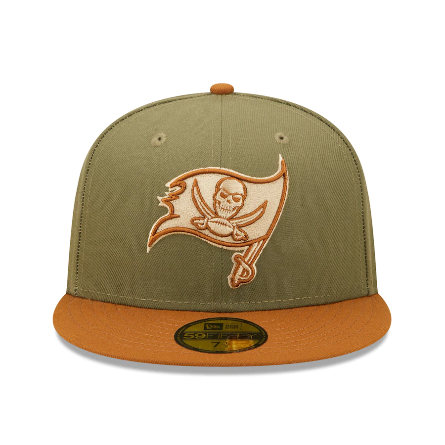 New Era Tampa Bay Buccaneers 40 Seasons Olive/Brown Toasted Peanut 59FIFTY Fitted Hat