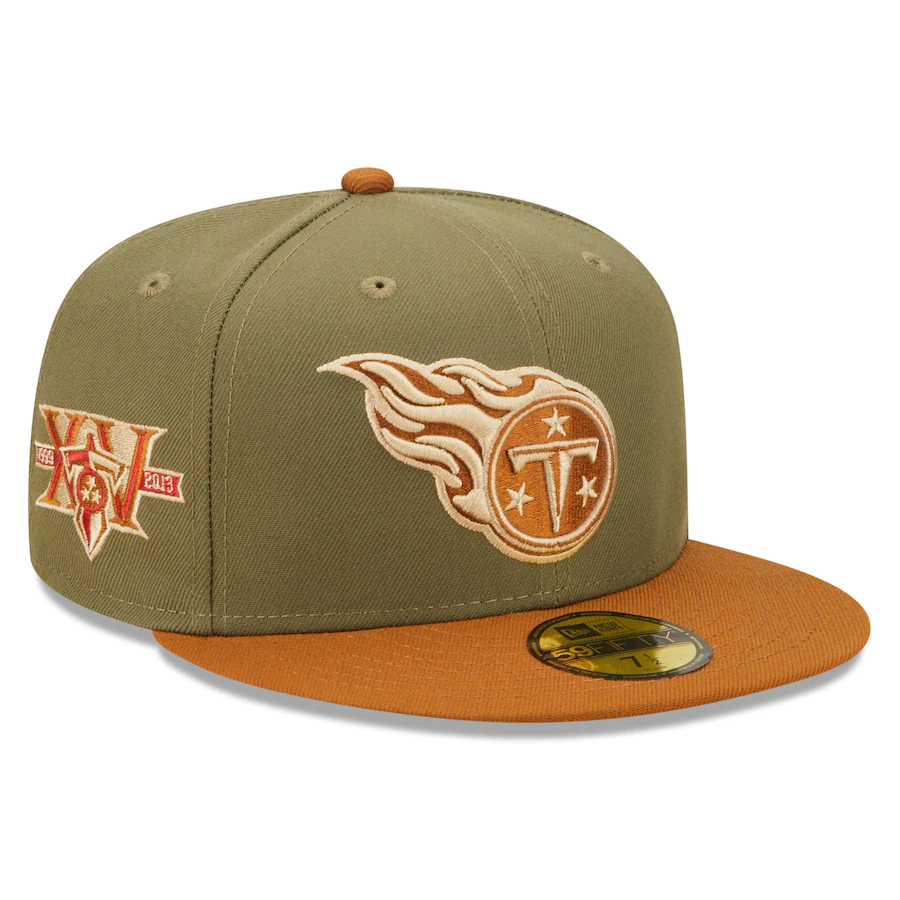 New Era Tennessee Titans Olive/Brown Toasted Peanut 59FIFTY Fitted Hat
