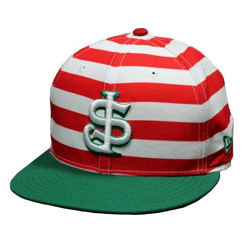 New Era  San Jose Giants Candy Cane Stripe 59Fifty Fitted Hat