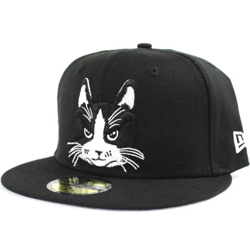 New Era Cat Black / White 59FIFTY Fitted Hat