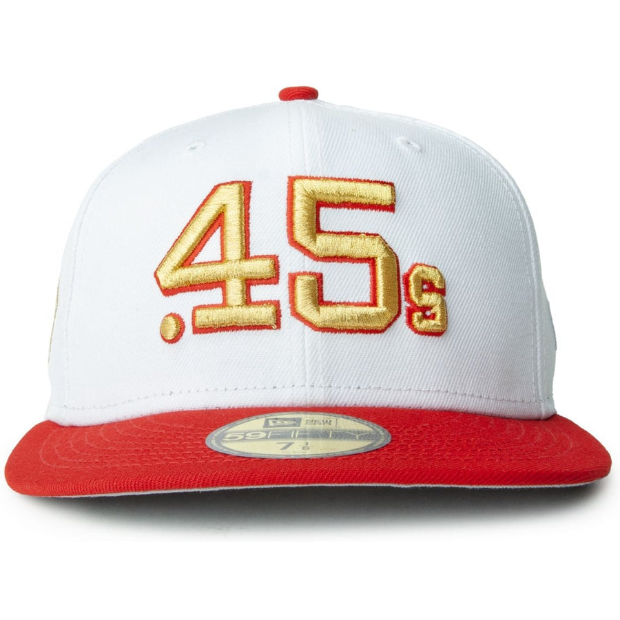 New Era Houston Astros Colts .45s White/Red/Gold 2001 40 Years 59FIFTY Fitted Cap