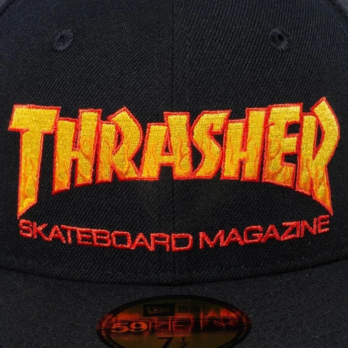 New Era x Thrasher Magazine Logo 59FIFTY Fitted Hat