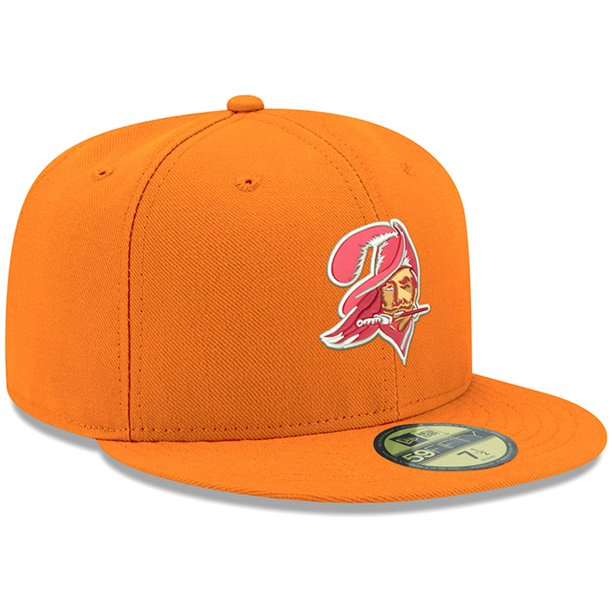 New Era Tampa Bay Buccaneers Orange Omaha Throwback 59FIFTY Fitted Hat