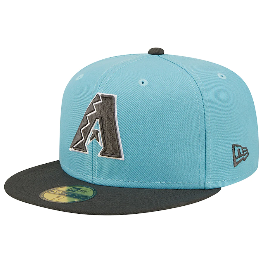New Era Arizona Diamondbacks Light Blue/Charcoal Two-Tone Color Pack 59FIFTY Fitted Hat