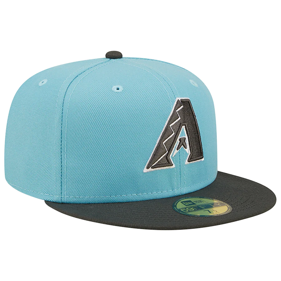 New Era Arizona Diamondbacks Light Blue/Charcoal Two-Tone Color Pack 59FIFTY Fitted Hat
