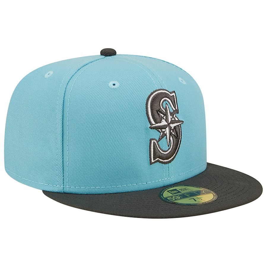 New Era Seattle Mariners Light Blue/Charcoal Two-Tone Color Pack ...
