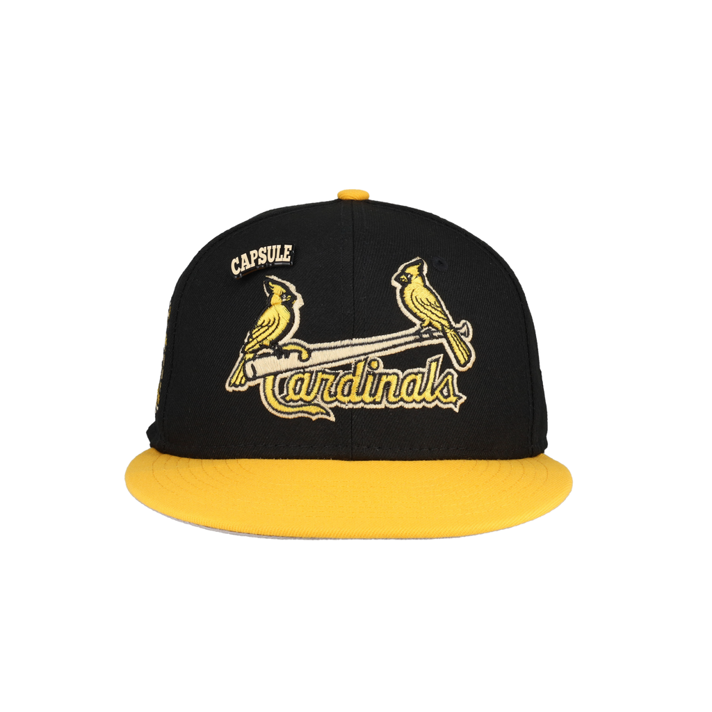 New Era St. Louis Cardinals Colors in Cream 2.0 Collection Busch Stadium 59FIFTY Fitted Hat