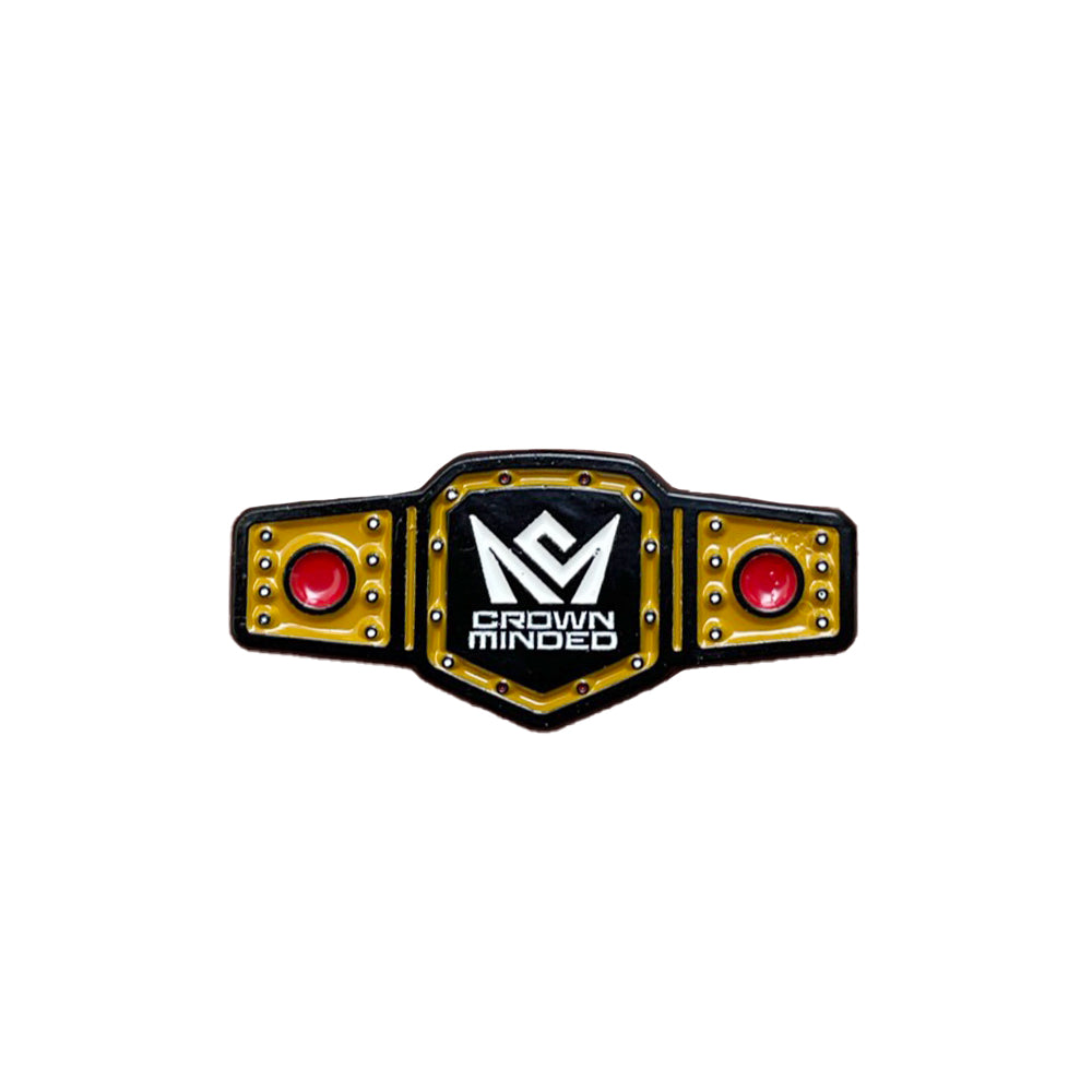 Crown Minded Wrestling Belt Fitted Hat Pin